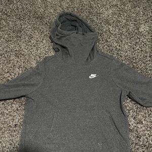 Nike Charcoal Hoodie with Logo